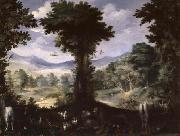 PROCACCINI, Carlo Antonio Garden of Eden oil painting artist